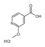 2-甲氧基异烟酸盐酸盐结构式