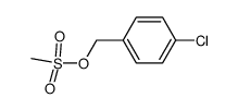40chlorobenzyl methanesulfonate Structure