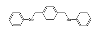 1,4-bis(phenylselenomethyl)benzene Structure