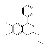 1-phenyl-3-ethoxy-6,7-dimethoxy-1,4-dihydroisoquinoline Structure