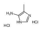 4-氨基-5-甲基咪唑二盐酸盐结构式