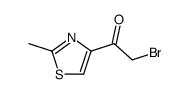 Ethanone, 2-bromo-1-(2-methyl-4-thiazolyl)- (9CI) Structure