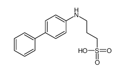 3-(4-phenylanilino)propane-1-sulfonic acid结构式