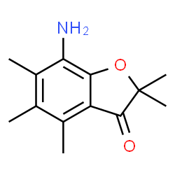 3(2H)-Benzofuranone,7-amino-2,2,4,5,6-pentamethyl-(9CI) Structure