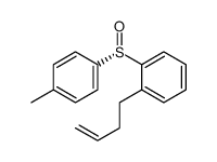 1-but-3-enyl-2-[(S)-(4-methylphenyl)sulfinyl]benzene结构式