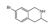 7-Bromo-3-methyl-1,2,3,4-tetrahydroisoquinoline Structure