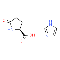 5-oxo-DL-proline, compound with 1H-imidazole (1:1) Structure