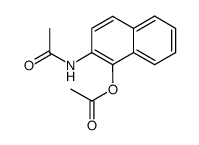 1-acetoxy-2-acetylamino-naphthalene Structure