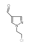 1-(2-氯乙基)-1H-吡唑-4-甲醛结构式