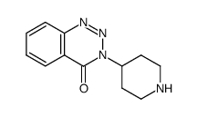 3-(Piperidin-4-yl)benzo[d][1,2,3]triazin-4(3H)-one structure