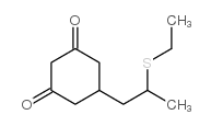 5-[2-(乙硫基)丙基]-1,3-环己二酮结构式