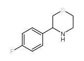 3-(4-氟苯基)硫代吗啉结构式