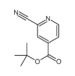 tert-butyl 2-cyanopyridine-4-carboxylate Structure