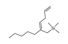 5-trimethylsilylmethyl 1,4-decadiene (Z)结构式