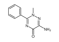 6-amino-2-methyl-3-phenyl-1,2,4-triazin-5-one结构式