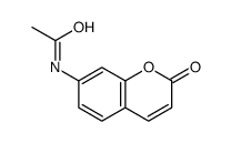 N-(2-oxochromen-7-yl)acetamide Structure