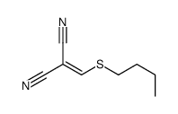 2-(butylsulfanylmethylidene)propanedinitrile结构式