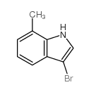 3-溴-7-甲基吲哚结构式