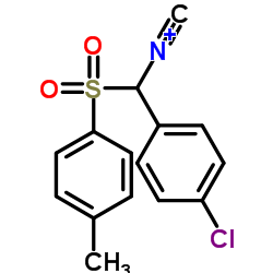 α-甲苯磺酰基-(4-氯苄基)异氰酸酯结构式