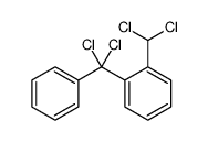 1-(dichloromethyl)-2-[dichloro(phenyl)methyl]benzene结构式