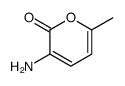 3-amino-6-methylpyran-2-one结构式