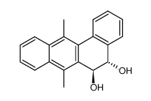 (5S,6S)-5,6-Dihydro-7,12-dimethylbenz[a]anthracene-5,6-diol结构式