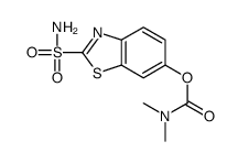(2-sulfamoyl-1,3-benzothiazol-6-yl) N,N-dimethylcarbamate Structure