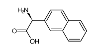 (S)-氨基萘-2-乙酸结构式