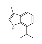 1H-Indole,3-methyl-7-(1-methylethyl)-(9CI)结构式