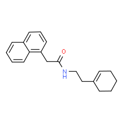 N-[2-(1-Cyclohexen-1-yl)ethyl]-2-(1-naphthyl)acetamide Structure