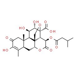 鸦胆子素J结构式