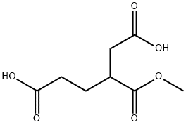 3-(methoxycarbonyl)hexanedioic acid Structure