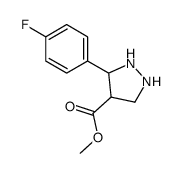 3-(4-氟苯基)-1H-吡唑-4-羧酸甲酯结构式