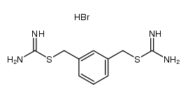 1,3-Bis(isothiouroniummethyl)benzene hydrobromide Structure