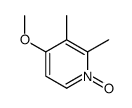 4-methoxy-2,3-dimethyl-1-oxidopyridin-1-ium结构式