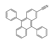 9,10-diphenylanthracene-2-carbonitrile结构式