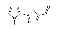 2-(1-methyl-1H-pyrrol-2-yl)-oxazole-5-carbaldehyde Structure