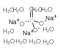Phosphoric acid, trisodium salt, decahydrate structure
