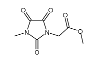 N-methyl-N'-carbmethoxymethyl parabanic acid Structure