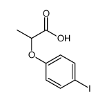 2-(4-iodophenoxy)propanoic acid Structure