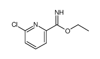 ethyl 6-chloropyridine-2-carboximidate结构式