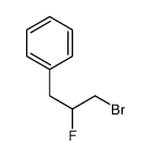 (3-bromo-2-fluoropropyl)benzene Structure