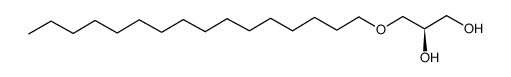 3-o-hexadecyl-sn-glycerol Structure