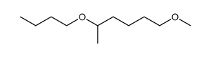 1-methoxy-5-butoxyhexane结构式