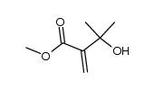 methyl 3-hydroxy-3-methyl-2-methylene-but-2-enoate结构式