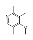 4-甲氧基-2,3,5-三甲基吡啶结构式