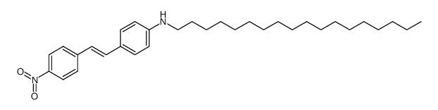4-Nitro-4'-(octadecylamino)stilbene structure