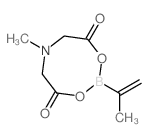 异丙烯基硼酸甲基亚氨基二乙酸酯结构式