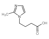 4-(2-甲基-咪唑-1-基)-丁酸结构式