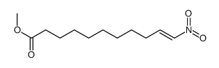methyl 11-nitroundec-10-enoate结构式